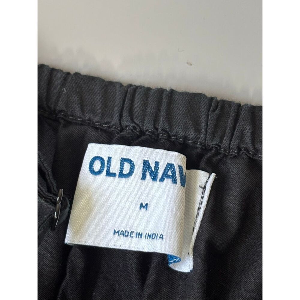Old navy waist defined cotton midi dress black medium - Picture 5 of 11
